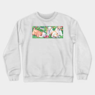 English bulldogs - the ballgame is over Crewneck Sweatshirt